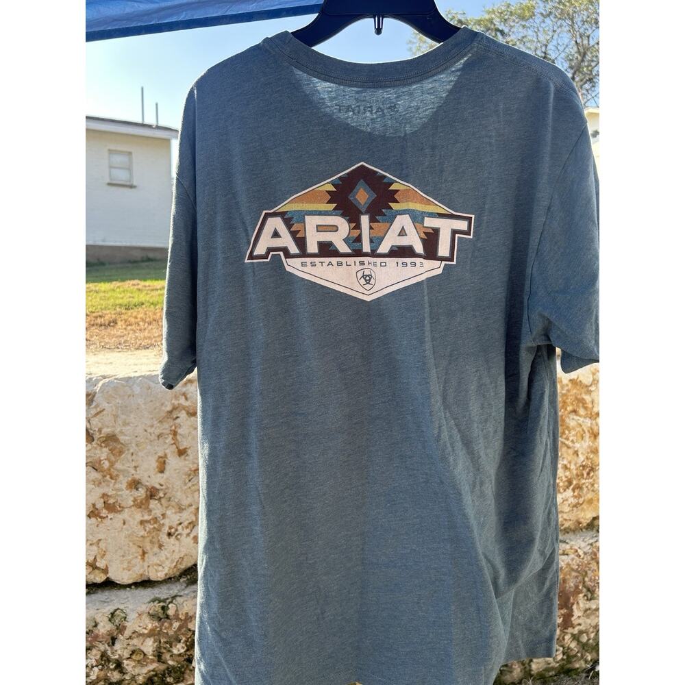 Ariat Tshirt Mens XLarge US Blue